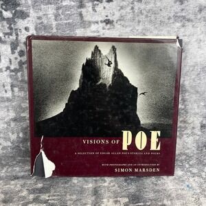 Vtg Visions of Poe Simon Marsden Edgar Allan Gothic Photo Hardcover Book